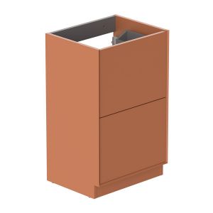Vado Safari Floor Mounted Terracotta Vanity Unit 500mm