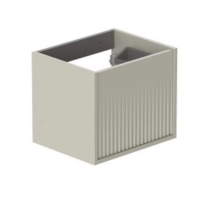 Vado Safari Wall Hung Cashmere Fluted Vanity Unit 500mm