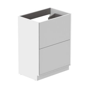 Vado Safari Floor Mounted Arctic White Vanity Unit 600mm