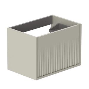Vado Safari Wall Hung Cashmere Fluted Vanity Unit 600mm