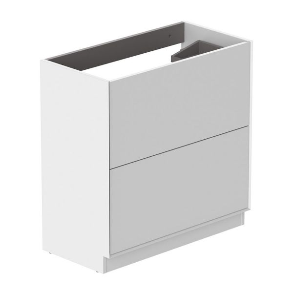 Vado Safari Floor Mounted Arctic White Vanity Unit 800mm
