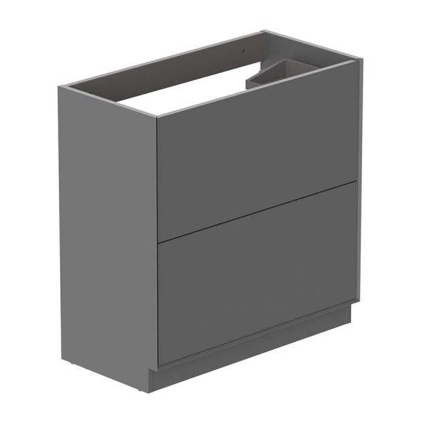 Vado Safari Floor Mounted Charcoal Grey Vanity Unit 800mm