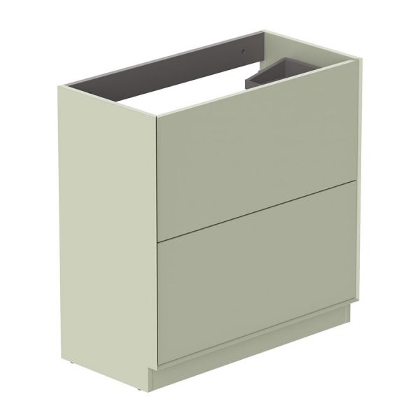 Vado Safari Floor Mounted Sage Green Vanity Unit 800mm