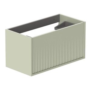 Vado Safari Wall Hung Sage Green Fluted Vanity Unit 800mm