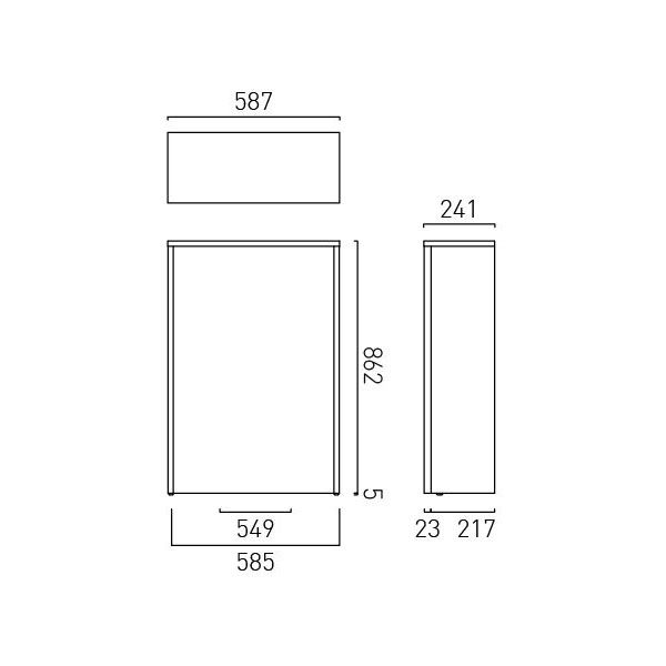Vado Safari Atlantic Blue Back to Wall WC Unit 600mm #2