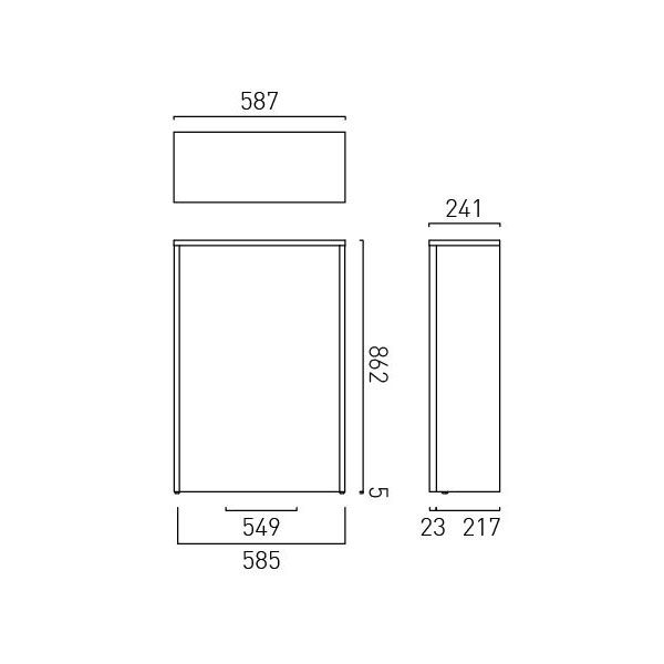 Vado Safari Cashmere Back to Wall WC Unit 600mm #2