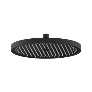 Vado Safari Matt Black 260mm Round Shower Head