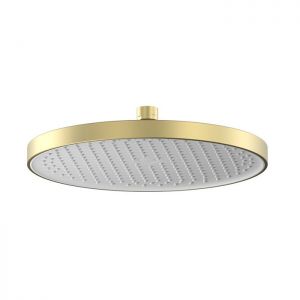 Vado Safari Satin Brass 260mm Round Shower Head