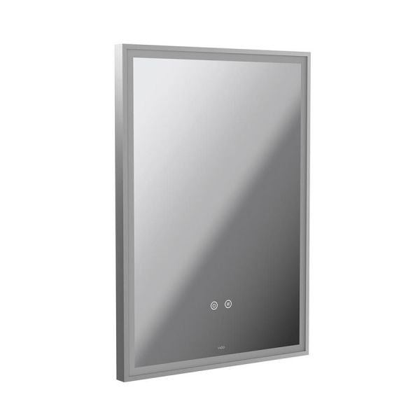 Vado Safari Chrome 500 x 700mm Illuminated Rectangular Bathroom Mirror