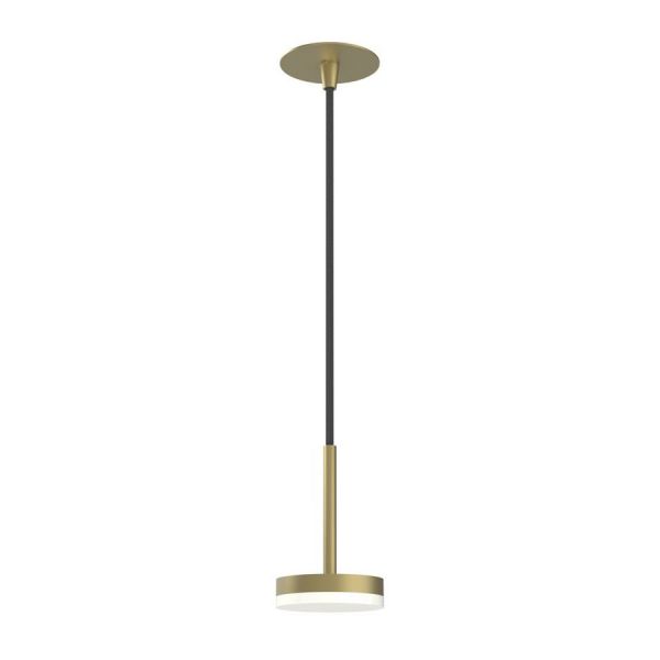 Vado Safari Satin Brass 600 x 800mm LED Rectangular Bathroom Mirror and Disc Style Pendant Lights Package #2
