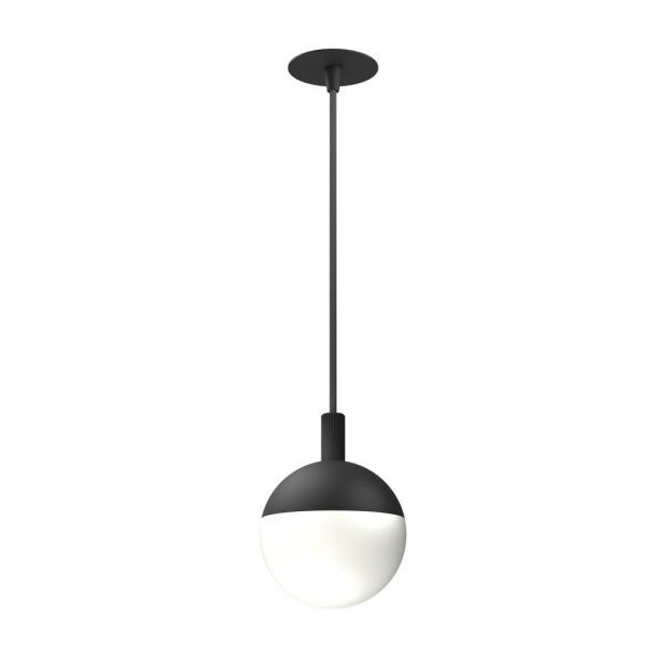 Vado Safari Matt Black 800 x 600mm LED Landscape Rectangular Bathroom Mirror and Pendant Lights Package #2