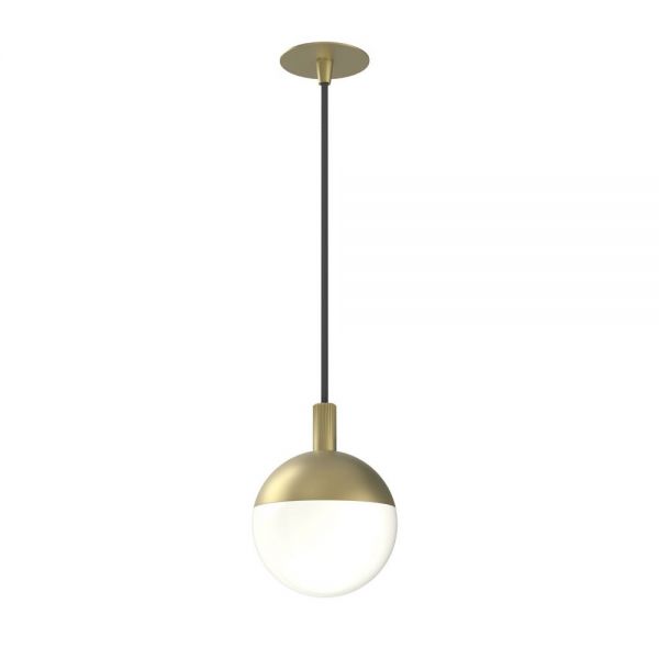 Vado Safari Satin Brass 800 x 600mm LED Landscape Rectangular Bathroom Mirror and Pendant Lights Package #2