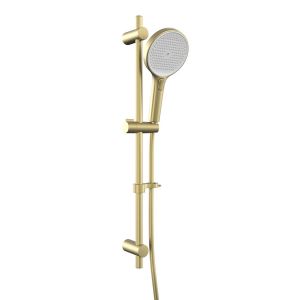 Vado Safari Satin Brass Multi Functional Slide Rail Shower Kit