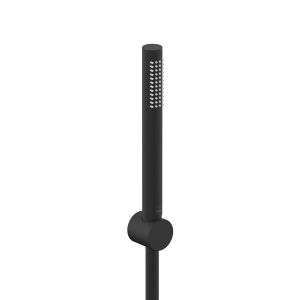 Vado Safari Matt Black Round Single Function Handset