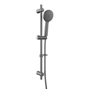 Vado Safari Pewter Round Slider Rail Shower Kit