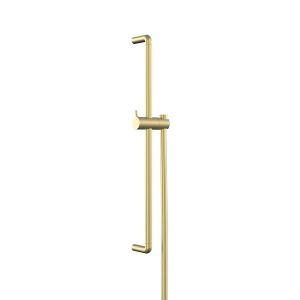 Vado Safari Satin Brass Levered Slide Rail and Hose