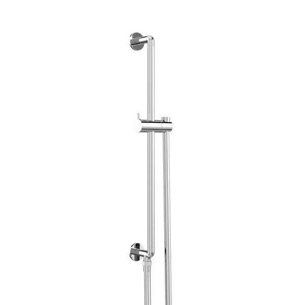 Vado Safari Chrome Levered Slide Rail with Integrated Outlet
