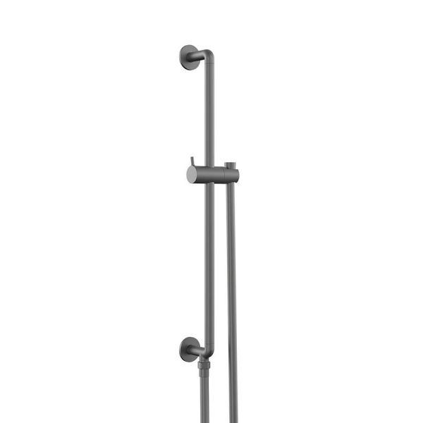 Vado Safari Pewter Levered Slide Rail with Integrated Outlet