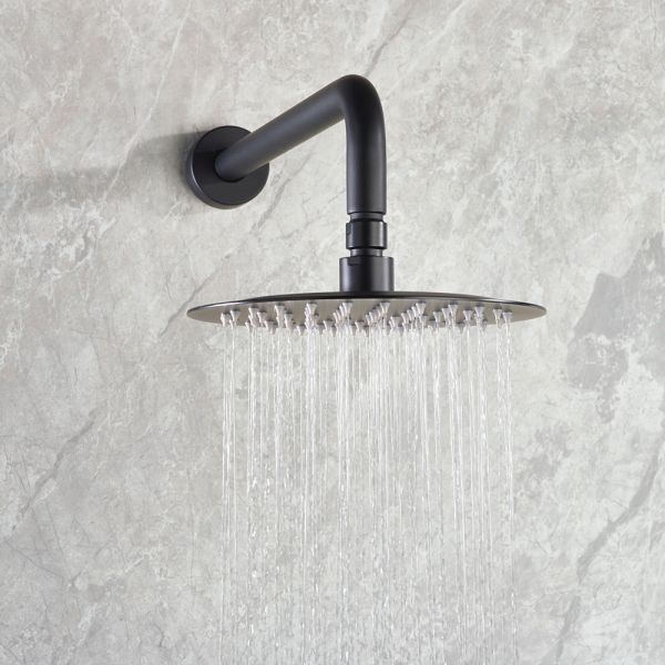 Bristan Saffron Matt Black 2 Outlet Shower Pack with Overhead Shower and Handset #4
