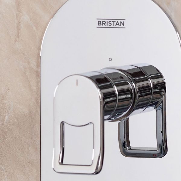 Bristan Saffron Chrome 2 Outlet Shower Pack with Overhead Shower and Handset #3