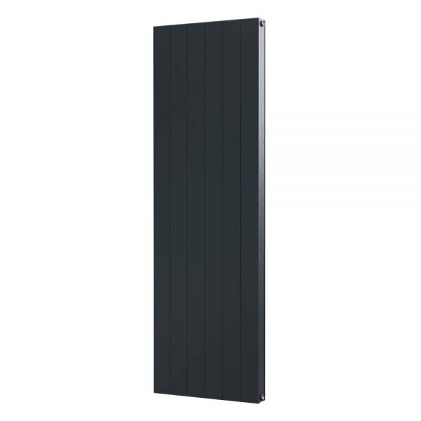 Riviera Smooth Aluminium Flat Tube 1800 x 560 Anthracite Designer Radiator