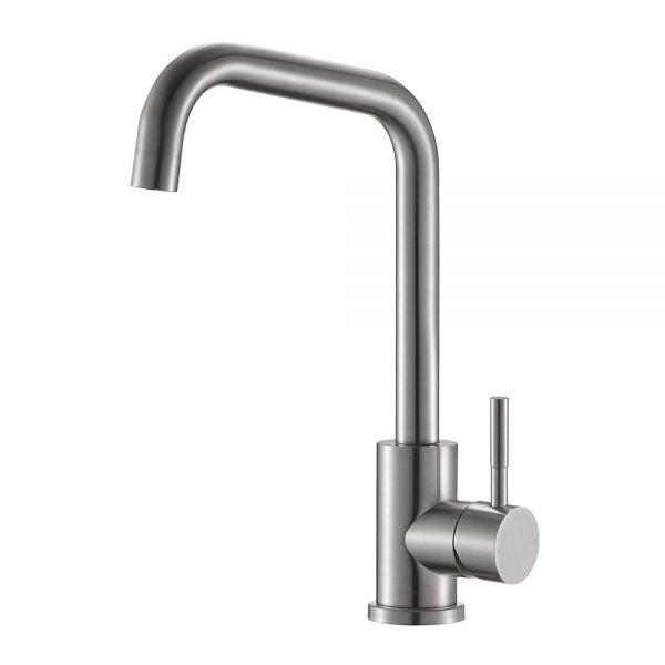 Reginox Salina Brushed Nickel Mono Kitchen Mixer Tap