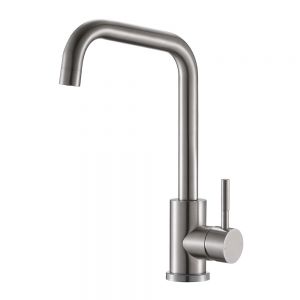 Reginox Salina Brushed Nickel Mono Kitchen Mixer Tap