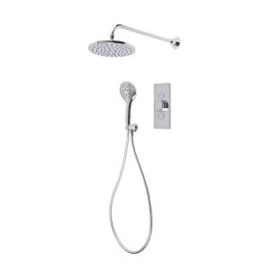 Tavistock Axiom Chrome Concealed Thermostatic Two Outlet Shower Kit