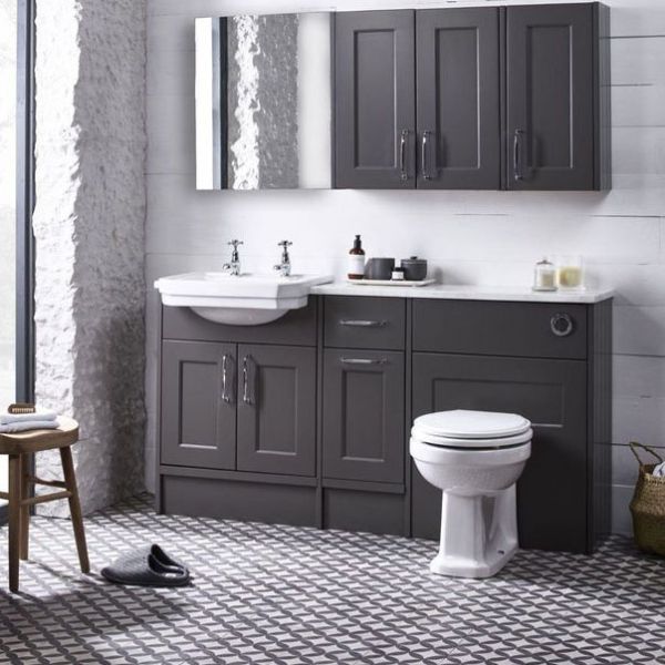 Roper Rhodes Harrow 550 Two Tap Hole Semi Countertop Basin #2