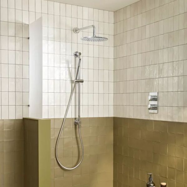 Tavistock Cohort Chrome Concealed Thermostatic Two Outlet Shower Kit #2