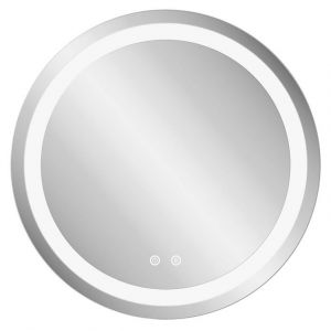 Britton Shoreditch 600mm Circular Illuminated  Bathroom Mirror