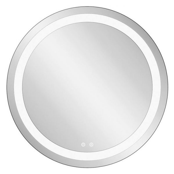 Britton Shoreditch 800mm Circular Illuminated  Bathroom Mirror