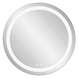 Britton Shoreditch 800mm Circular Illuminated  Bathroom Mirror