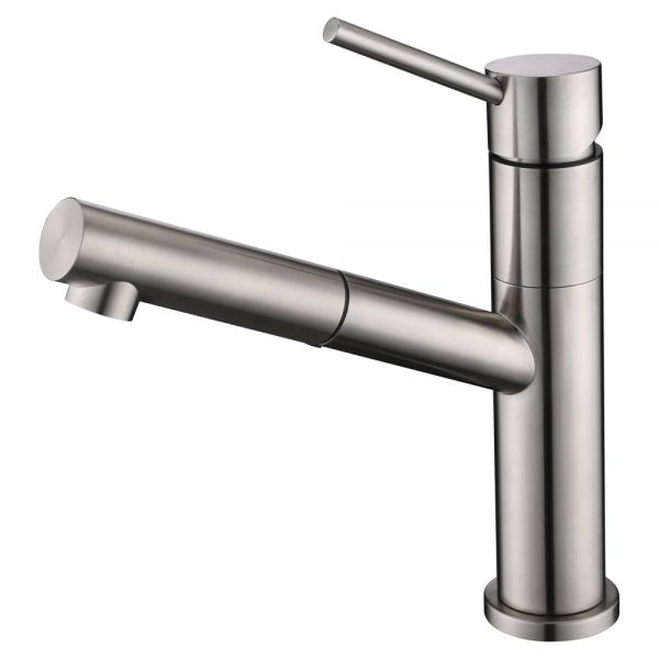 Clearwater Sirius Single Lever Stainless Steel Polished Pull Out Kitchen Sink Mixer Tap