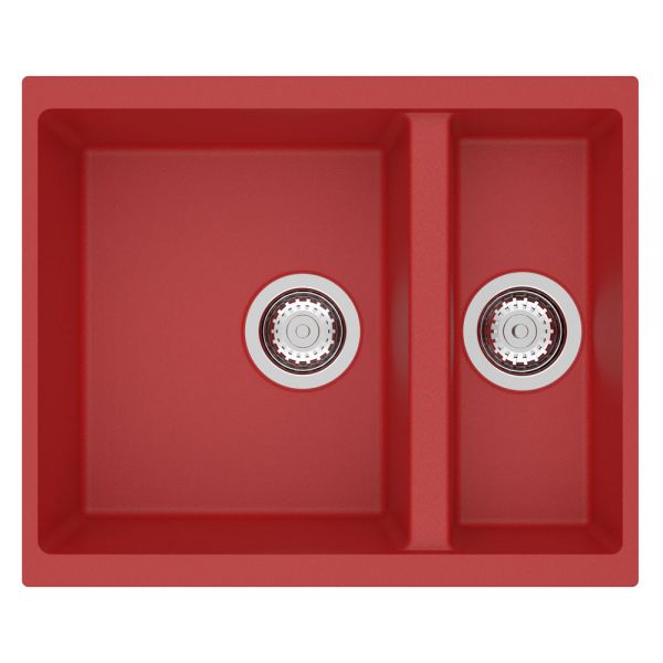 Clearwater Siena 1.5 One and a Half Bowl Undermount Poppy Granite