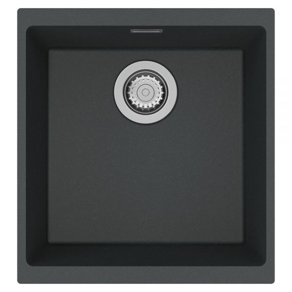Clearwater Siena 1 One Bowl Undermount Basalt Granite Kitchen Sink 430 x 460