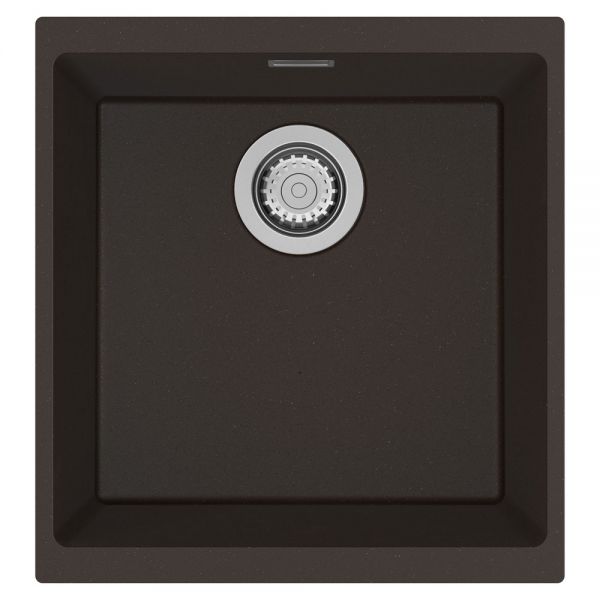 Clearwater Siena 1 One Bowl Undermount Mocha Granite Kitchen Sink 430 x 460