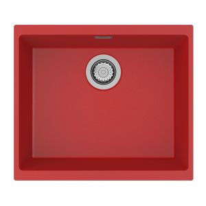 Clearwater Siena 1 One Bowl Undermount Poppy Granite Kitchen Sink 530 x 460