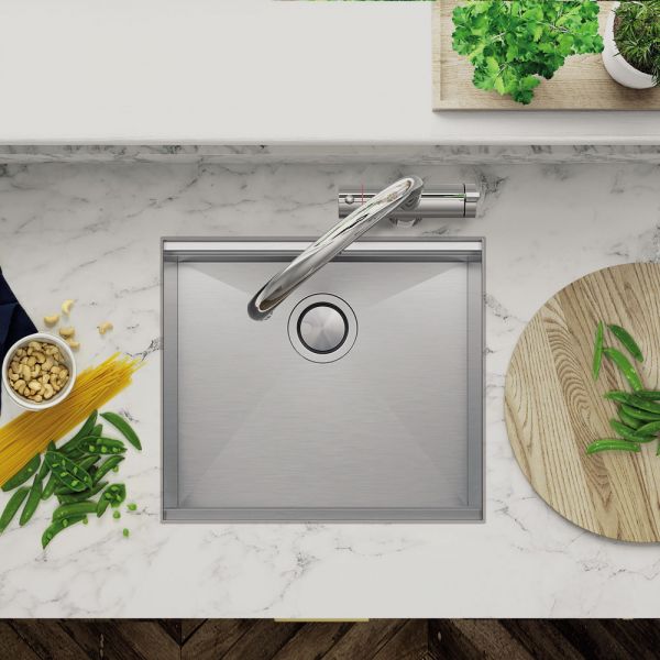 Clearwater Stark Smart 1 One Bowl Undermount Stainless Steel Kitchen Sink 540 x 490 #3