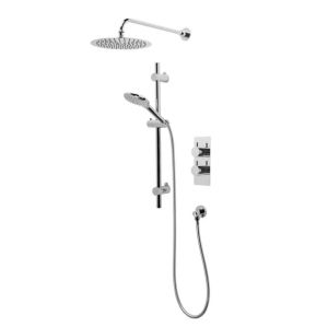 Tavistock Merit Chrome Concealed Thermostatic Two Outlet Shower Kit