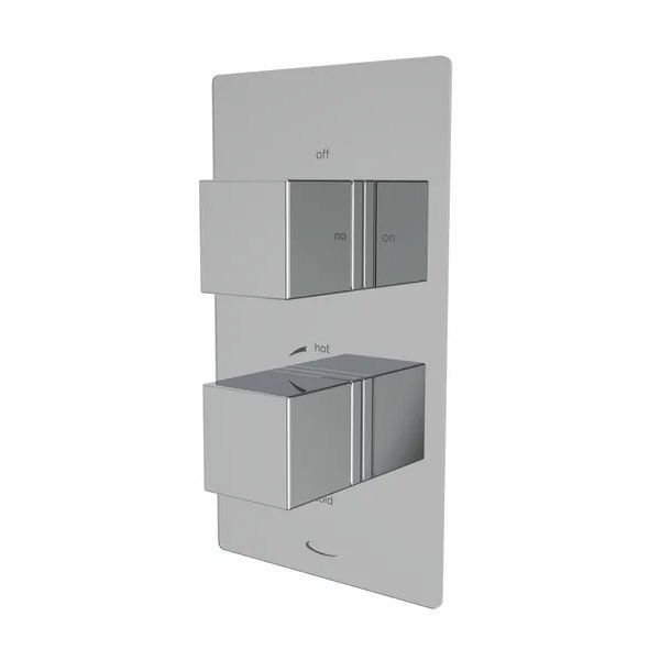Tavistock Index Chrome Two Outlet Shower Valve