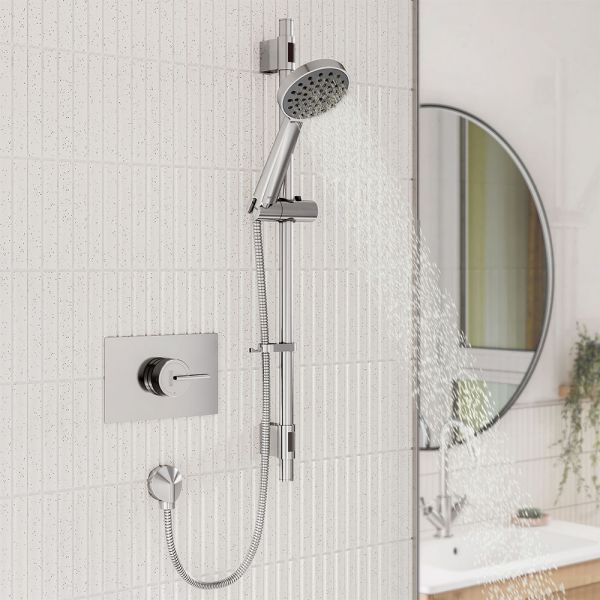 Bristan Sonique3 Chrome Thermostatic Concealed Shower Valve with Riser Kit #2