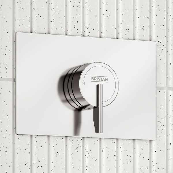 Bristan Sonique3 Chrome Thermostatic Concealed Shower Valve with Riser Kit #4