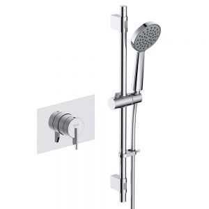 Bristan Sonique3 Chrome Thermostatic Concealed Shower Valve with Riser Kit