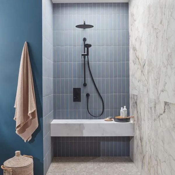 Tavistock Quantum Black Concealed Thermostatic Two Outlet Shower Kit #2