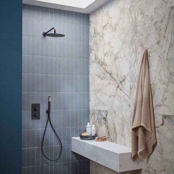Tavistock Quantum Black Concealed Thermostatic Two Outlet Shower Kit with Handset #2