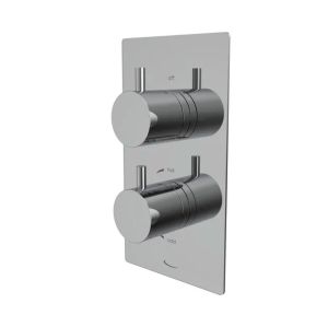 Tavistock Quantum Chrome Two Outlet Shower Valve