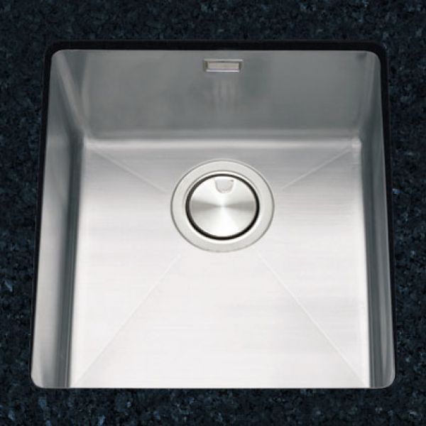 Clearwater Stereo 1 One Bowl Undermount Stainless Steel Kitchen Sink 370 x 430