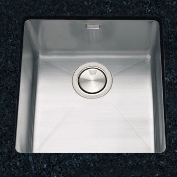 Clearwater Stereo 1 One Bowl Undermount Stainless Steel Kitchen Sink 430 x 430