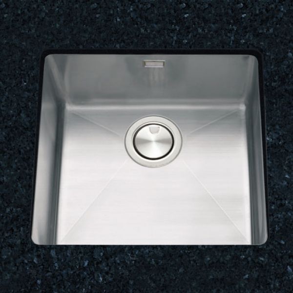 Clearwater Stereo 1 One Bowl Undermount Stainless Steel Kitchen Sink 480 x 430